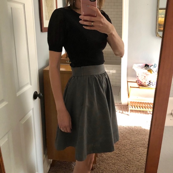 H&M gray flare skirt - Picture 2 of 6